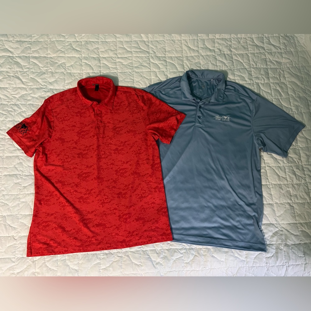 Fox Creek Golf Club Set of 2 Men's Polo Shirts